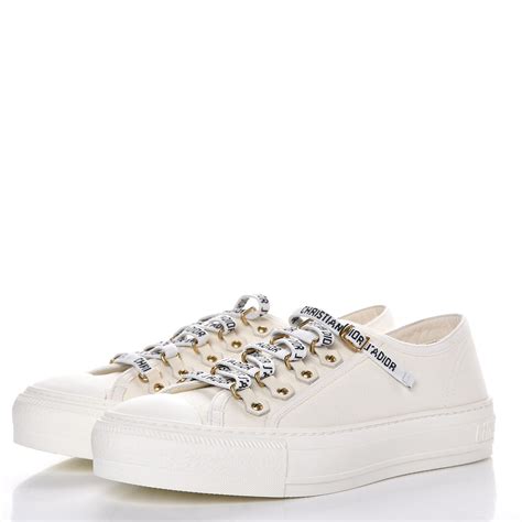 dior id sneaker review|christian dior white canvas sneakers.